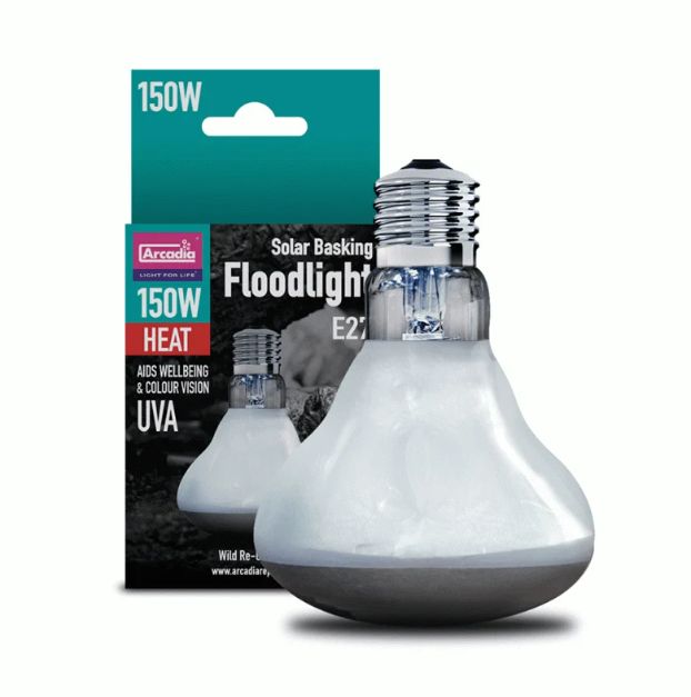 Arcadia Solar Basking Floodlight 150w E27