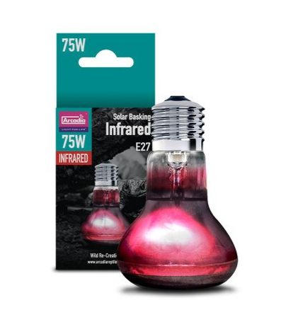 Arcadia Solar Basking Infrared E27 75w