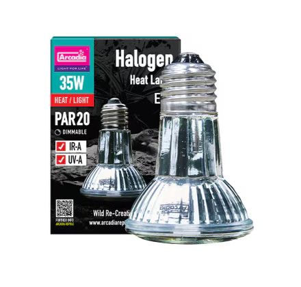 Arcadia Mini Halogen Heat Lamp E27 35w