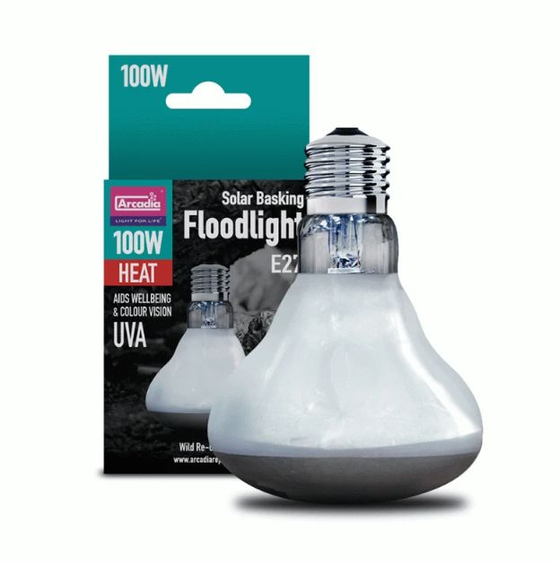 Arcadia Solar Basking Floodlight 100w E27