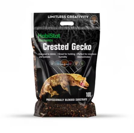 HabiStat Elements Crested Gecko Substrate 10kg