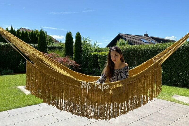 Xtabay-Verano Curry Large Hängematte für zwei Personen Xtabay-Verano Curry Large Hängematte für zwei Personen