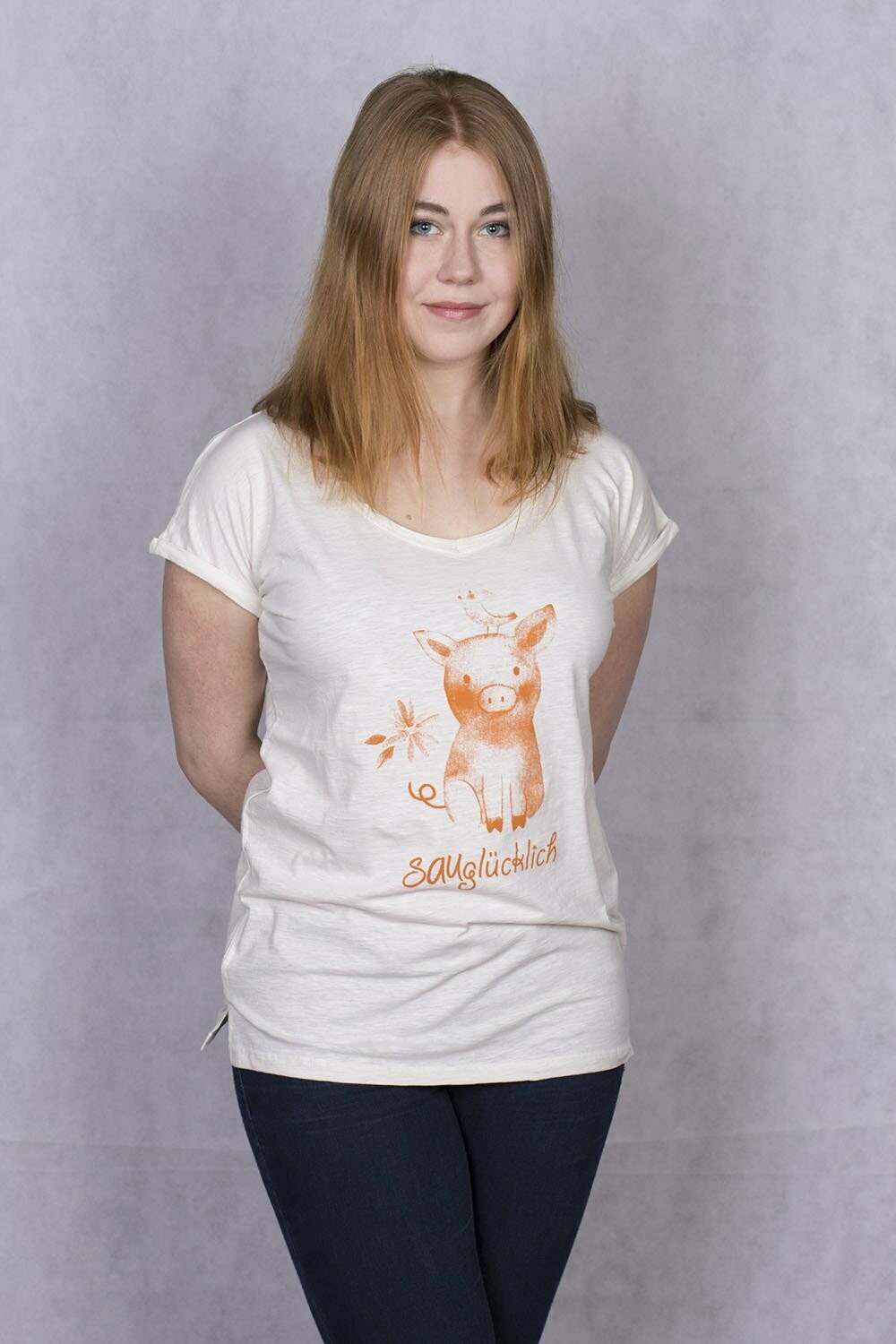 T-Shirt "Sauglücklich"