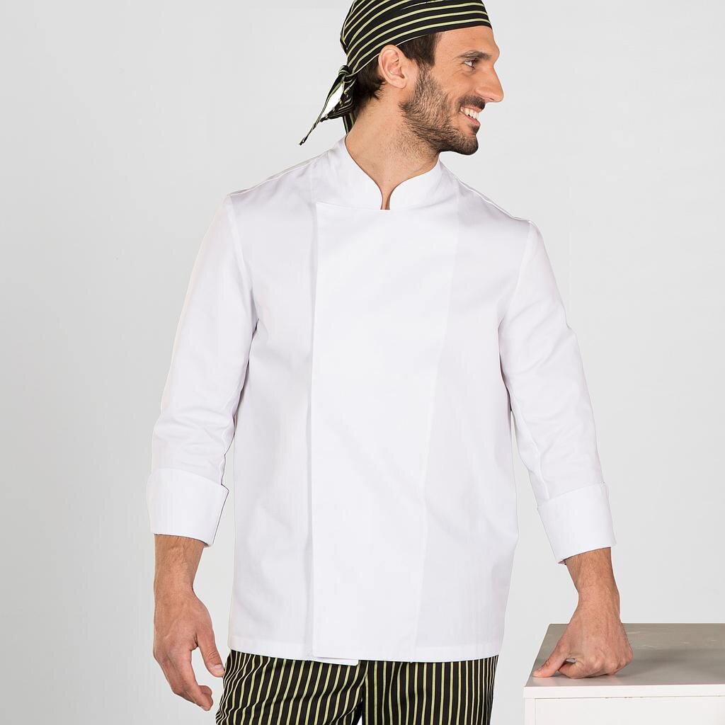 CHAQUETA COCINA UNISEX M/L VELCRO