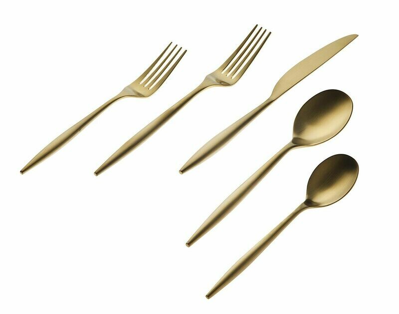 Milano Gold Matte - Set of 4