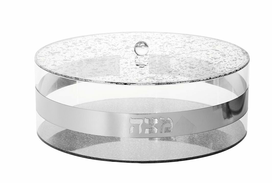 Matza Box Silver Flakes/Glitter base