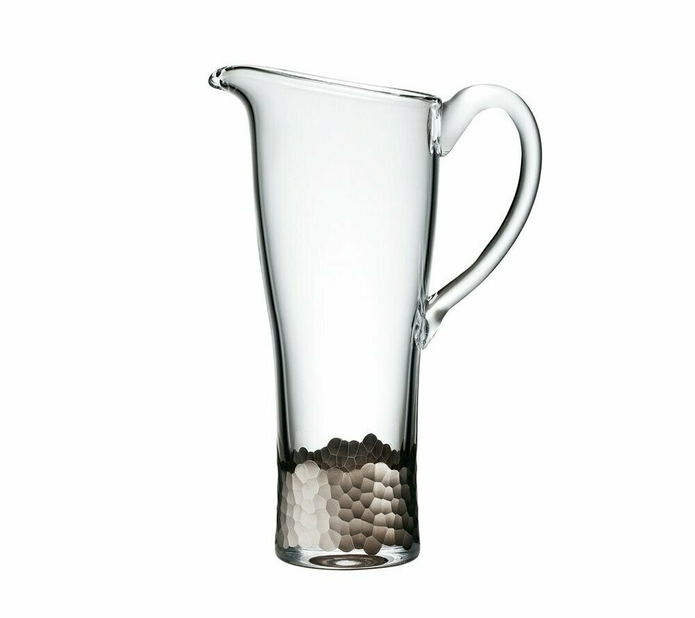 Silver Glass Pitcher - 48oz