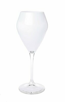 V Design 13.5 oz Wine Glass WHITE  - Set of 6