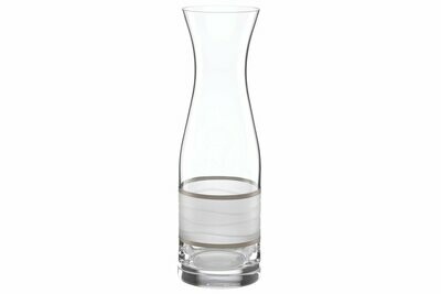 Crystal Carafe Silver Stripe - 28 oz