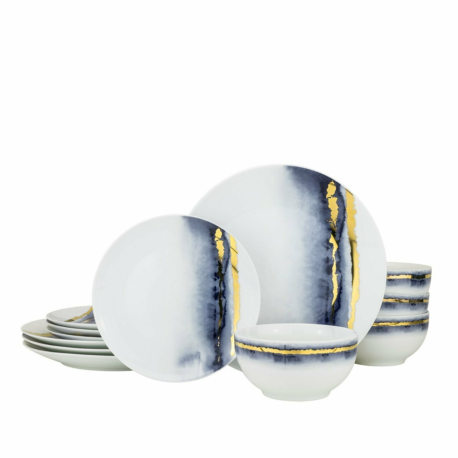 Watercolor Blue - Set of 4