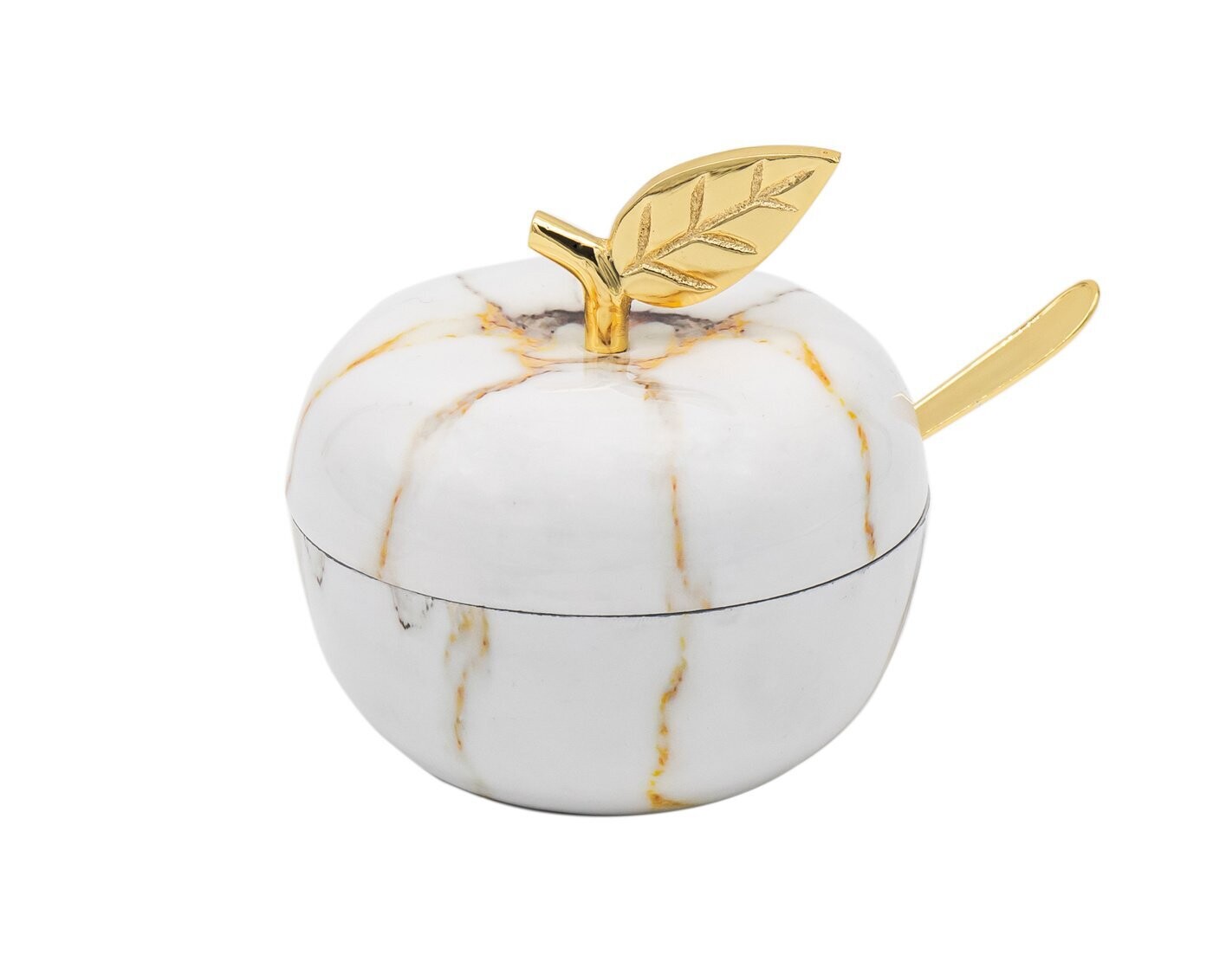 Marble Design Honey Dish