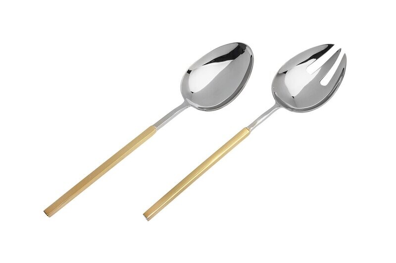 2 Tone Salad Spoon set