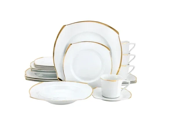 Wave Gold 5pc Setting