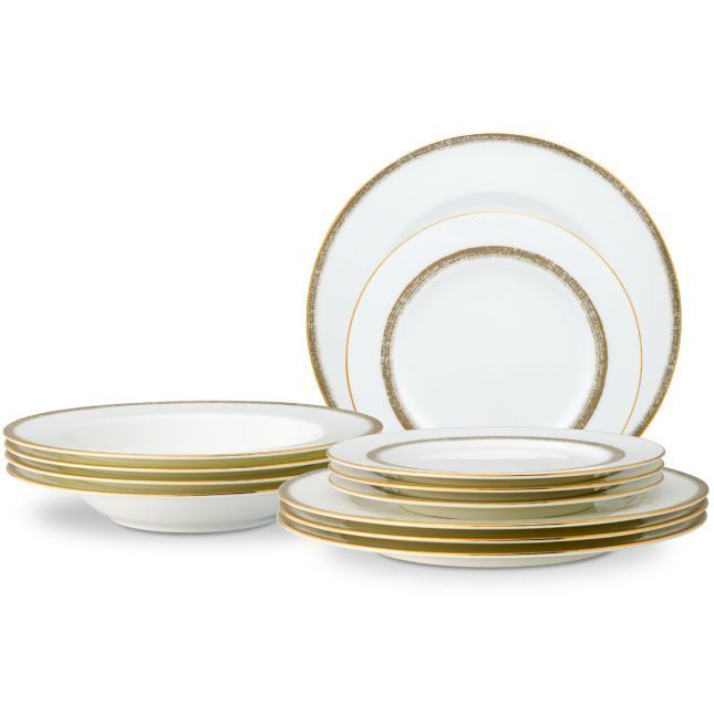 Noritake Dinnerset STRIPES - Set of 4