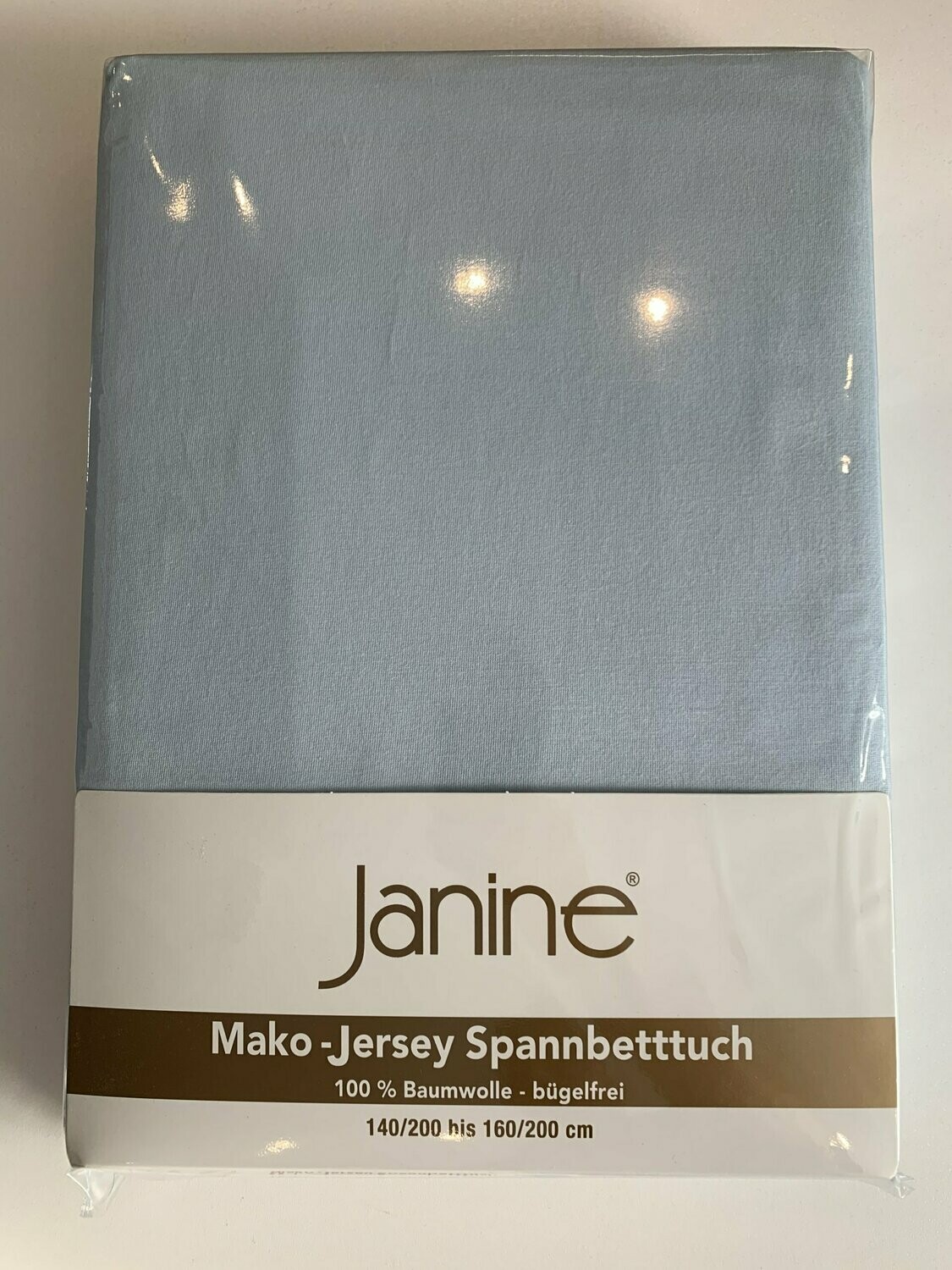 Spannbetttuch - Blau - 140x200 160x200