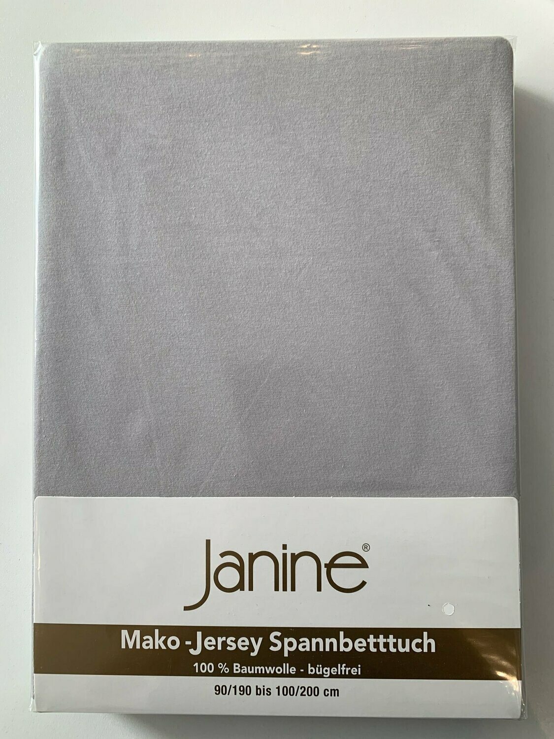 Spannbetttuch - Grau - 90x200 100x200