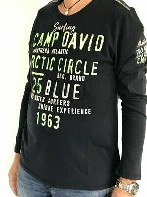 Herren Shirt 1/1 - cool navy - Camp David