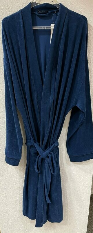 Schiesser - Bademantel Herren - blau Schiesser - Bademantel Herren - blau