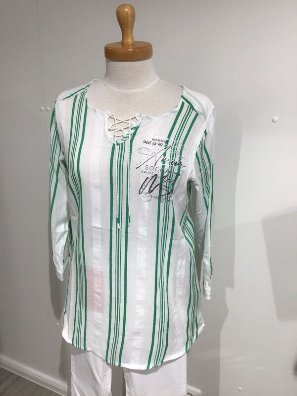 Damen Bluse-frenchy green- Soccx Damen Bluse-frenchy green- Soccx