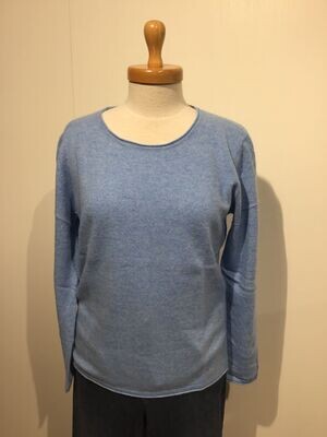 Damen Pullover bleu- Cashmere - Zwillingsherz