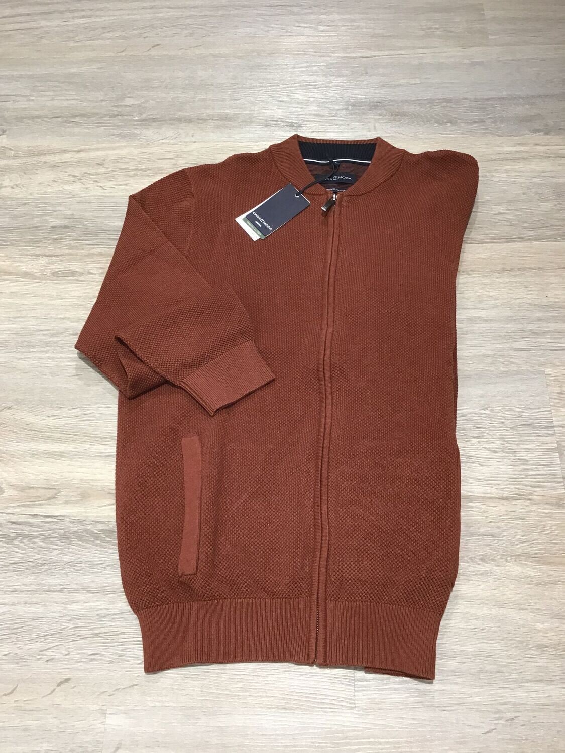 Herren Strickjacke  -rost-Casa Moda
