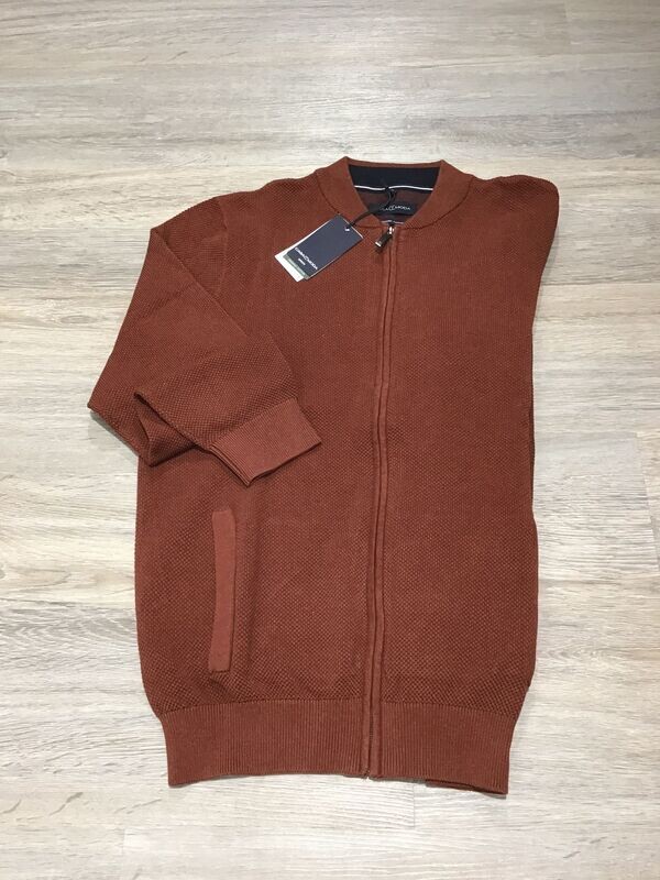 Herren Strickjacke -rost-Casa Moda Herren Strickjacke -rost-Casa Moda