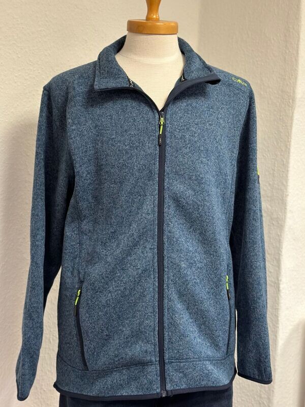 Jacke- CMP-Strickfleece jeansblau Jacke- CMP-Strickfleece jeansblau