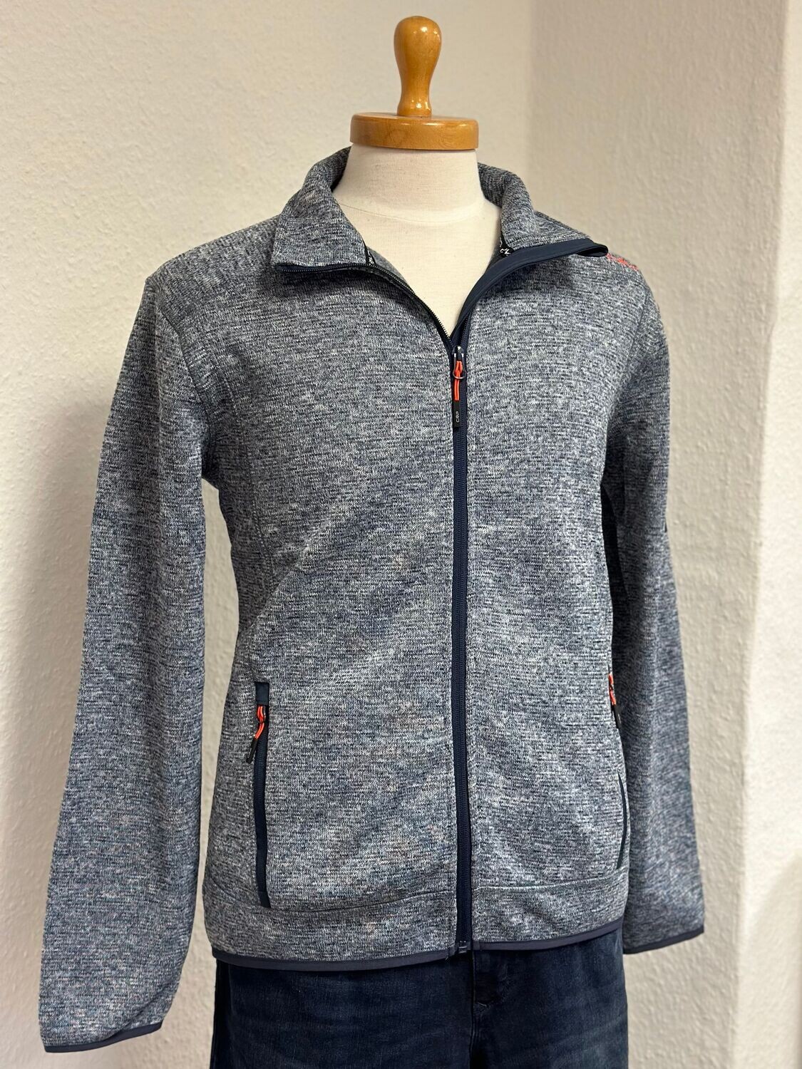 Jacke- CMP-Strickfleece  graublau