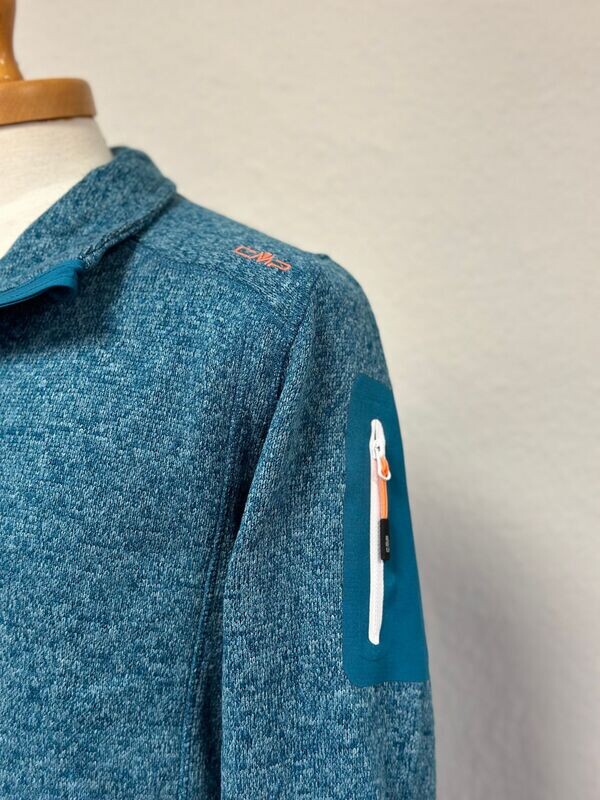 Jacke- CMP-Strickfleece petrol Jacke- CMP-Strickfleece petrol