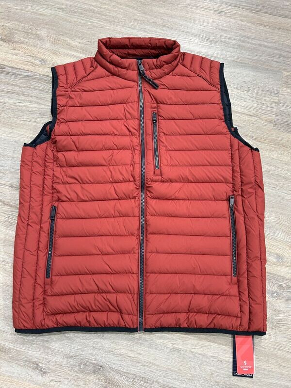 Herren Steppweste -rot-Casa Moda Herren Steppweste -rot-Casa Moda