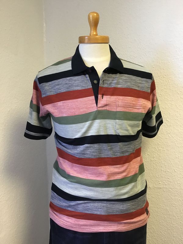 Poloshirt- gestreift- Casa Moda Poloshirt- gestreift- Casa Moda