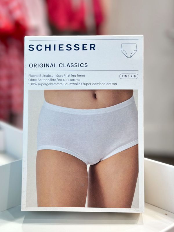 Schiesser - Damen Taillenslip - 2er Pack - weiß Schiesser - Damen Taillenslip - 2er Pack - weiß