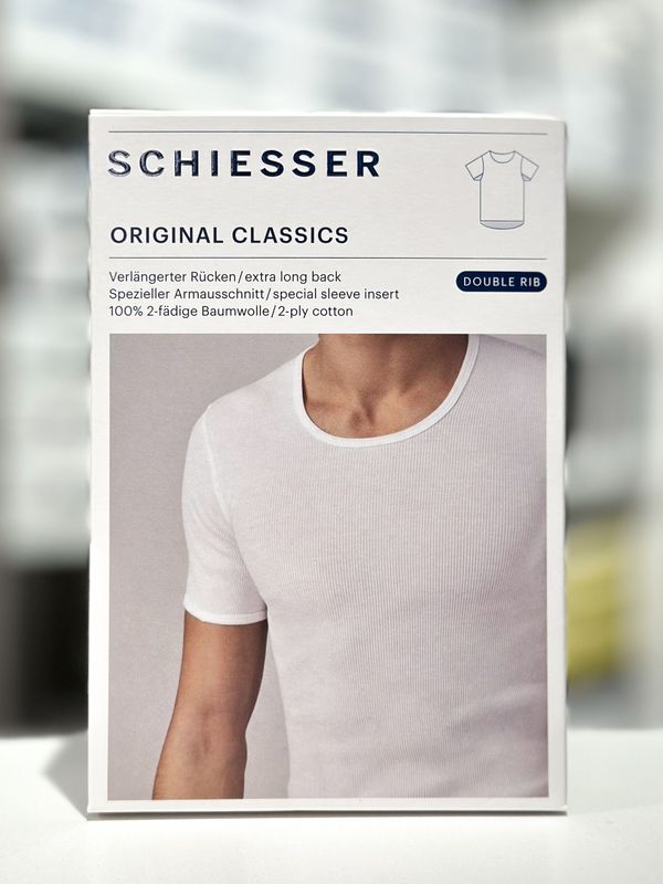 Schiesser - Doppelripp Jacke - 1/2 Shirt Schiesser - Doppelripp Jacke - 1/2 Shirt