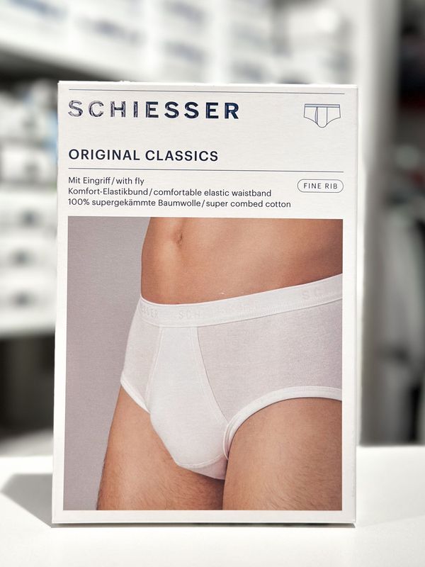 Schiesser - Feinripp Sportslip -mit Eingriff Schiesser - Feinripp Sportslip -mit Eingriff