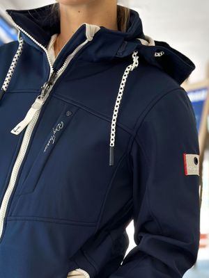Damen Softshell-Mantel -Rerik-navy- - Dry Fashion Damen Softshell-Mantel -Rerik-navy- - Dry Fashion