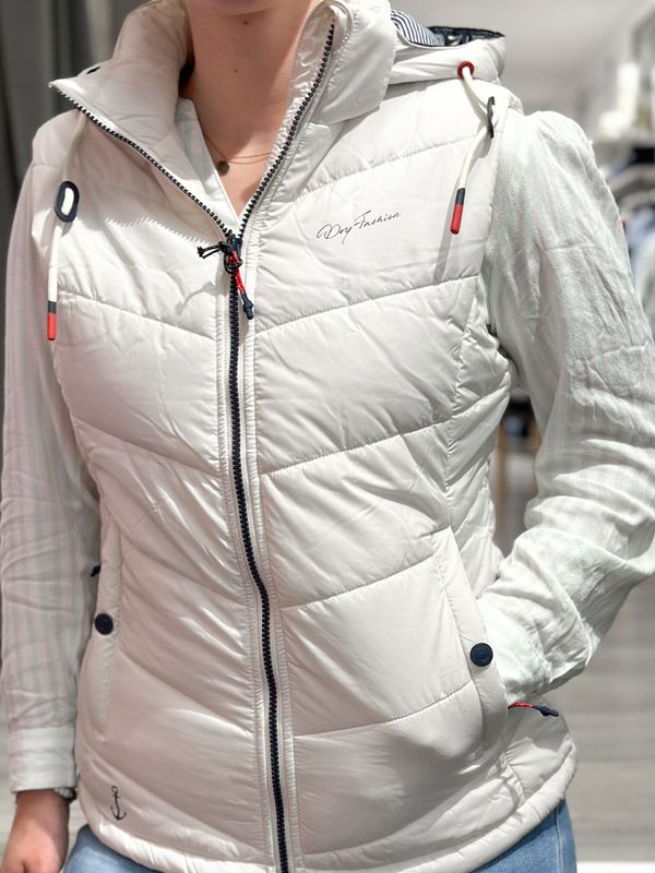 Damen Steppweste -Rügen-creme weiß- Dry Fashion Damen Steppweste -Rügen-creme weiß- Dry Fashion