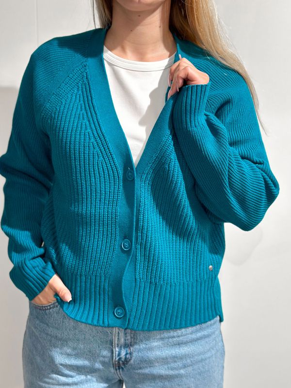 Strickjacke -Petrol- Betty & Co. Strickjacke -Petrol- Betty & Co.