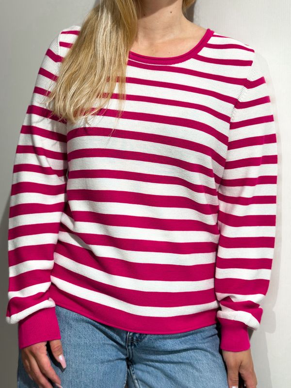 Pullover - pink/weiß - Rabe Pullover - pink/weiß - Rabe