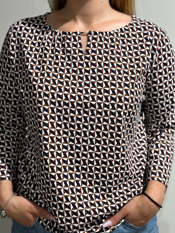Shirt - braun/blau - Rabe Shirt - braun/blau - Rabe