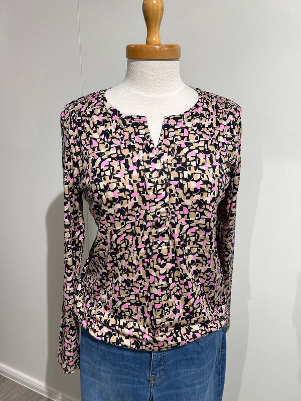 Shirt - rosa/schwarz gemustert - Betty & Co. Shirt - rosa/schwarz gemustert - Betty & Co.