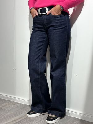 Jeans - dark blue - Wide Leg - Mac Jeans - dark blue - Wide Leg - Mac