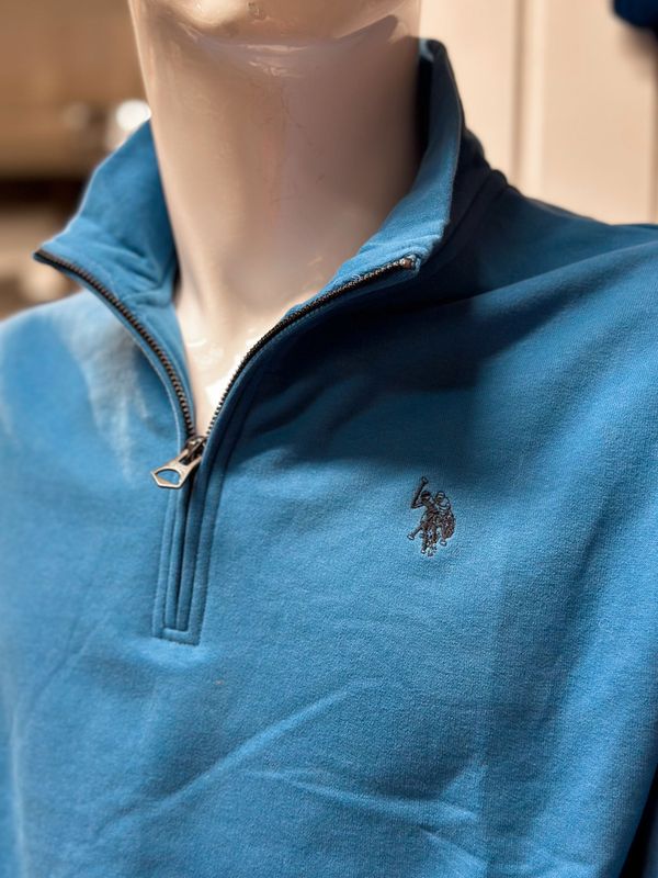 Herren Sweatshirt - U.S. Polo - azur Herren Sweatshirt - U.S. Polo - azur