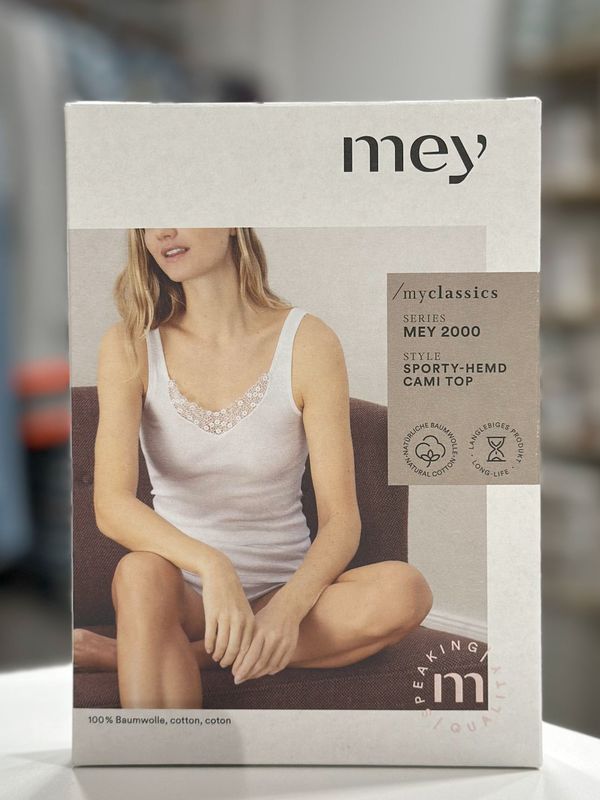 Mey - Unterhemd - weiß/spitze Mey - Unterhemd - weiß/spitze