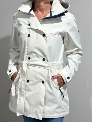 Damen Trench-Coat - Orth - Dry Fashion - creme weiß Damen Trench-Coat - Orth - Dry Fashion - creme weiß