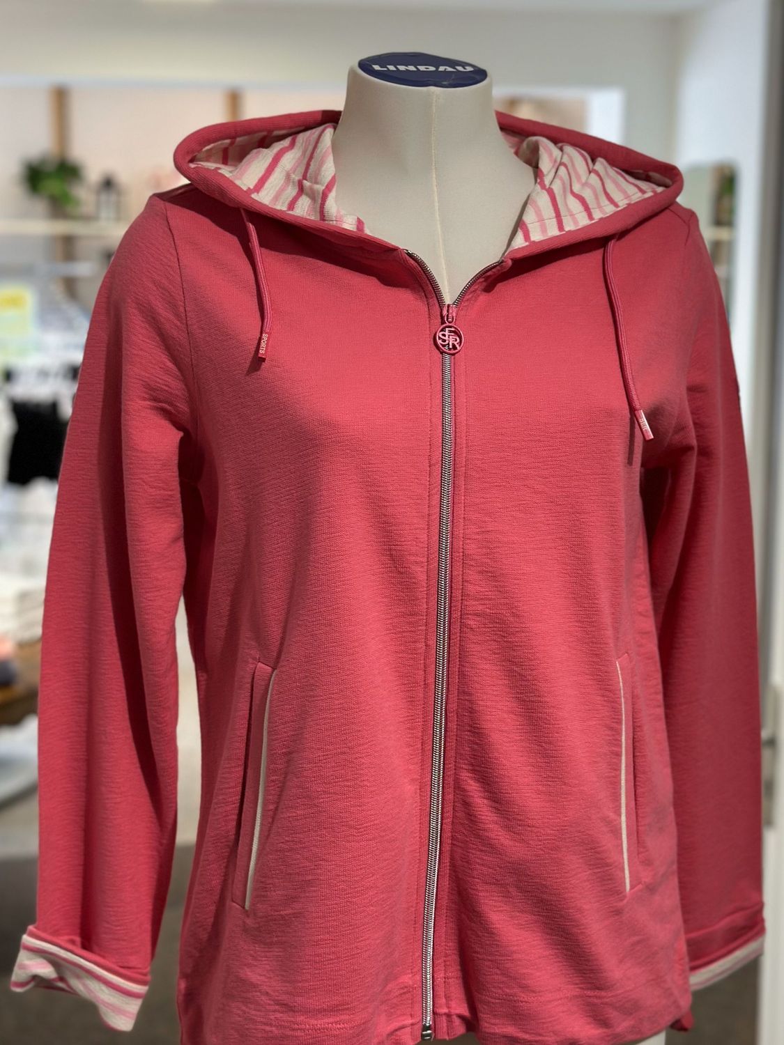Sweatjacke Damen - rosa/pink  - Ser