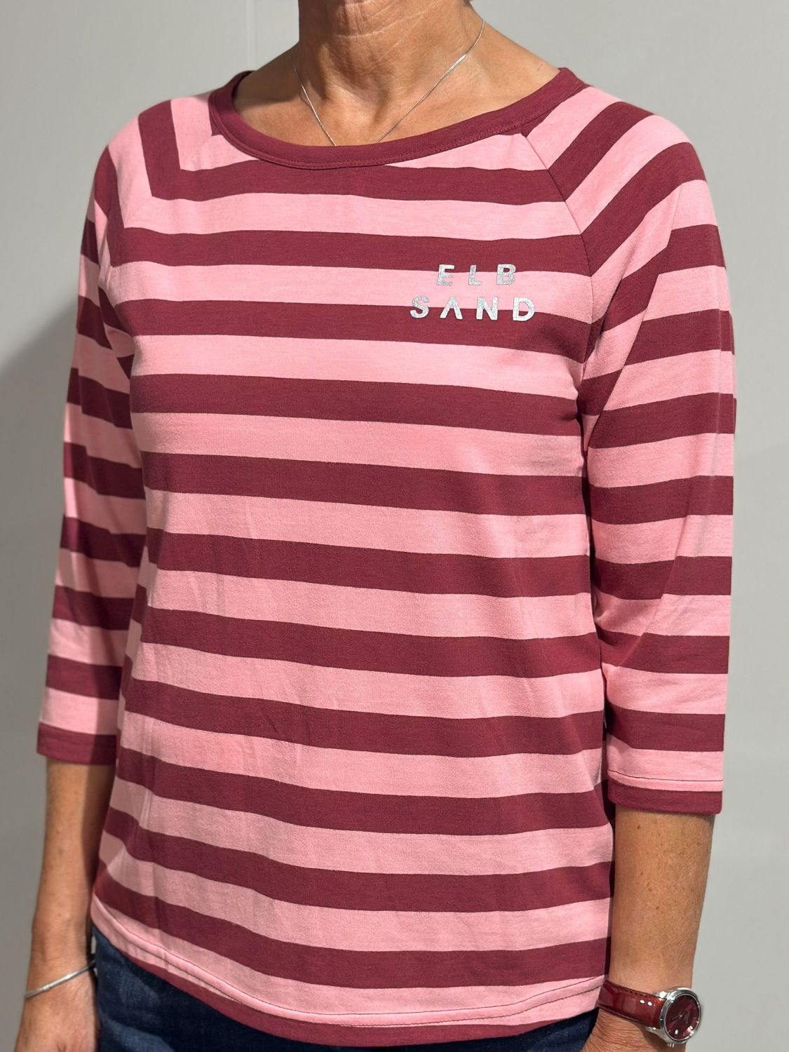 Shirt - Celin - Ruby/Shell Pink - Elbsand Shirt - Celin - Ruby/Shell Pink - Elbsand