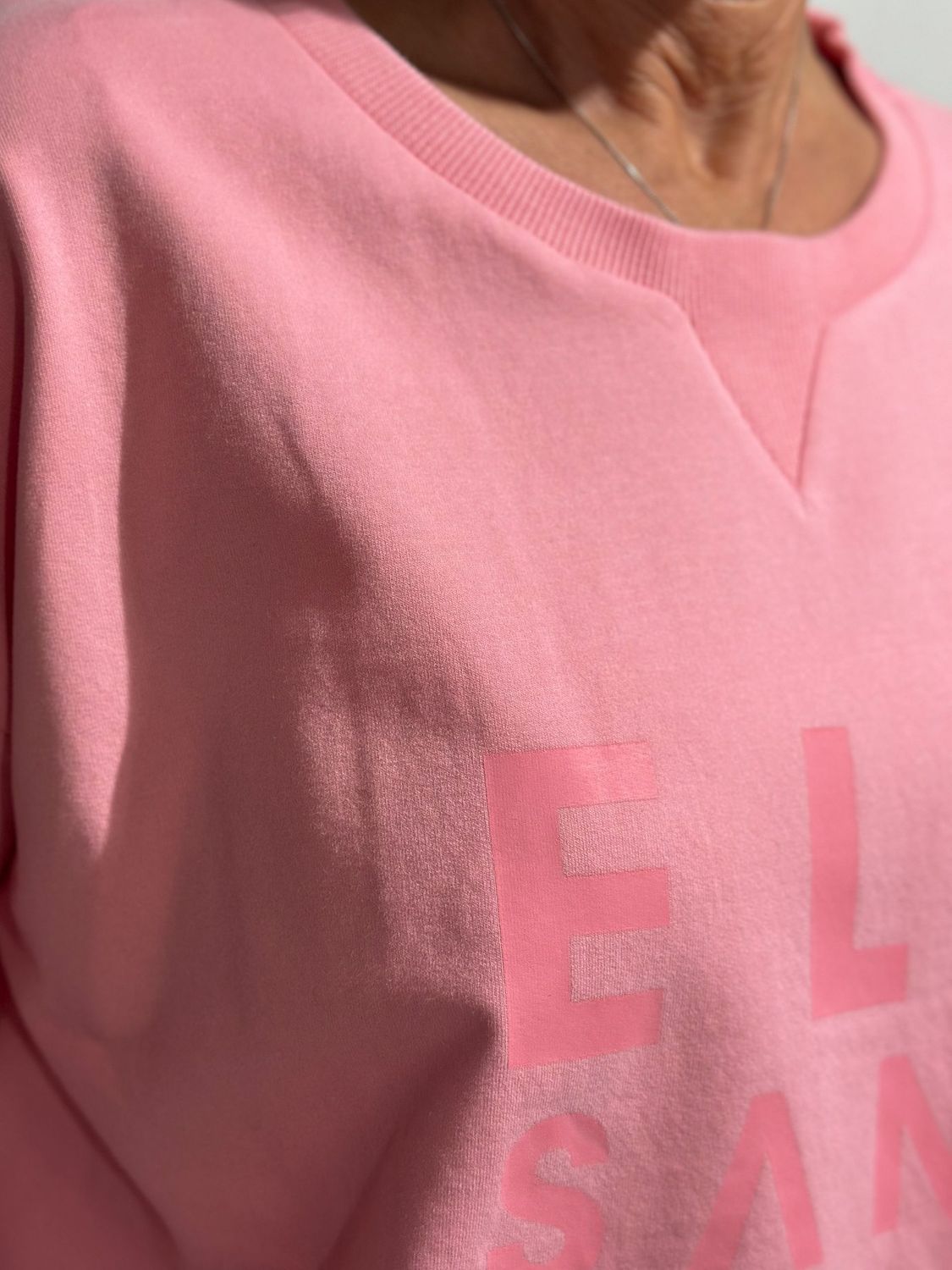 Sweatshirt - Yula - Shell Pink - Elbsand Sweatshirt - Yula - Shell Pink - Elbsand