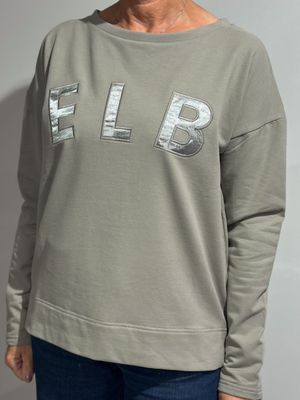 Sweatshirt - Aleah - PaleFern - Elbsand