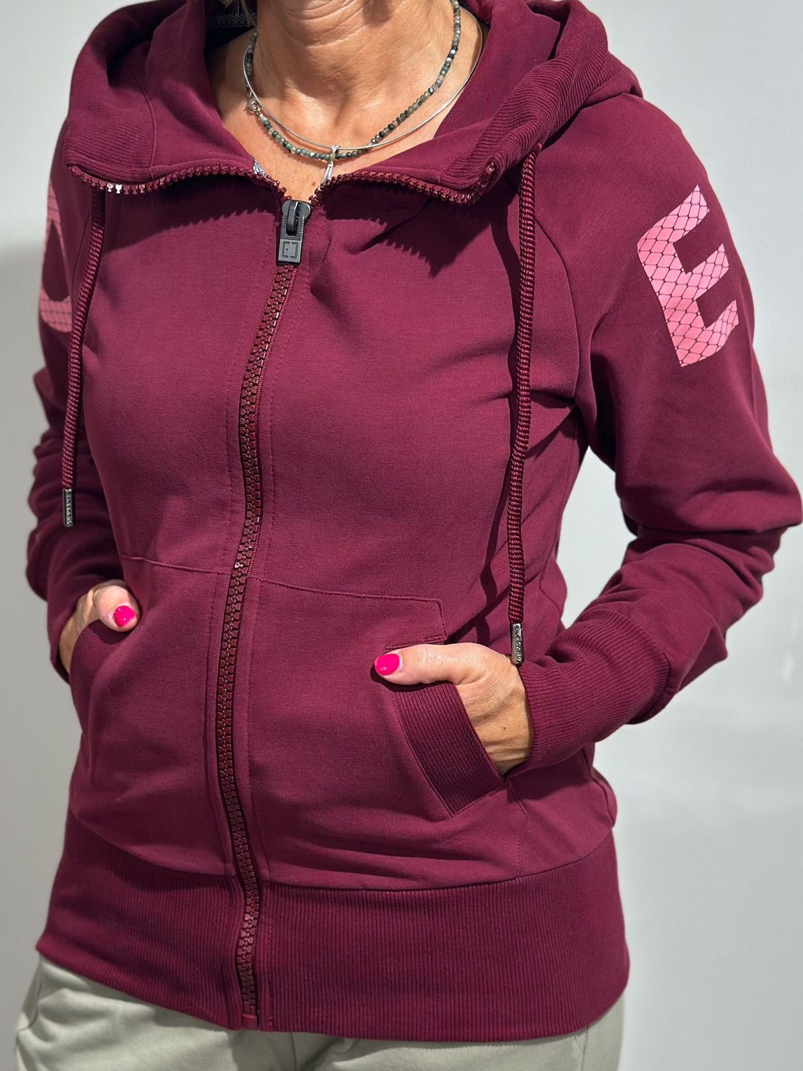 Sweatjacke - Kalea - Ruby - Elbsand
