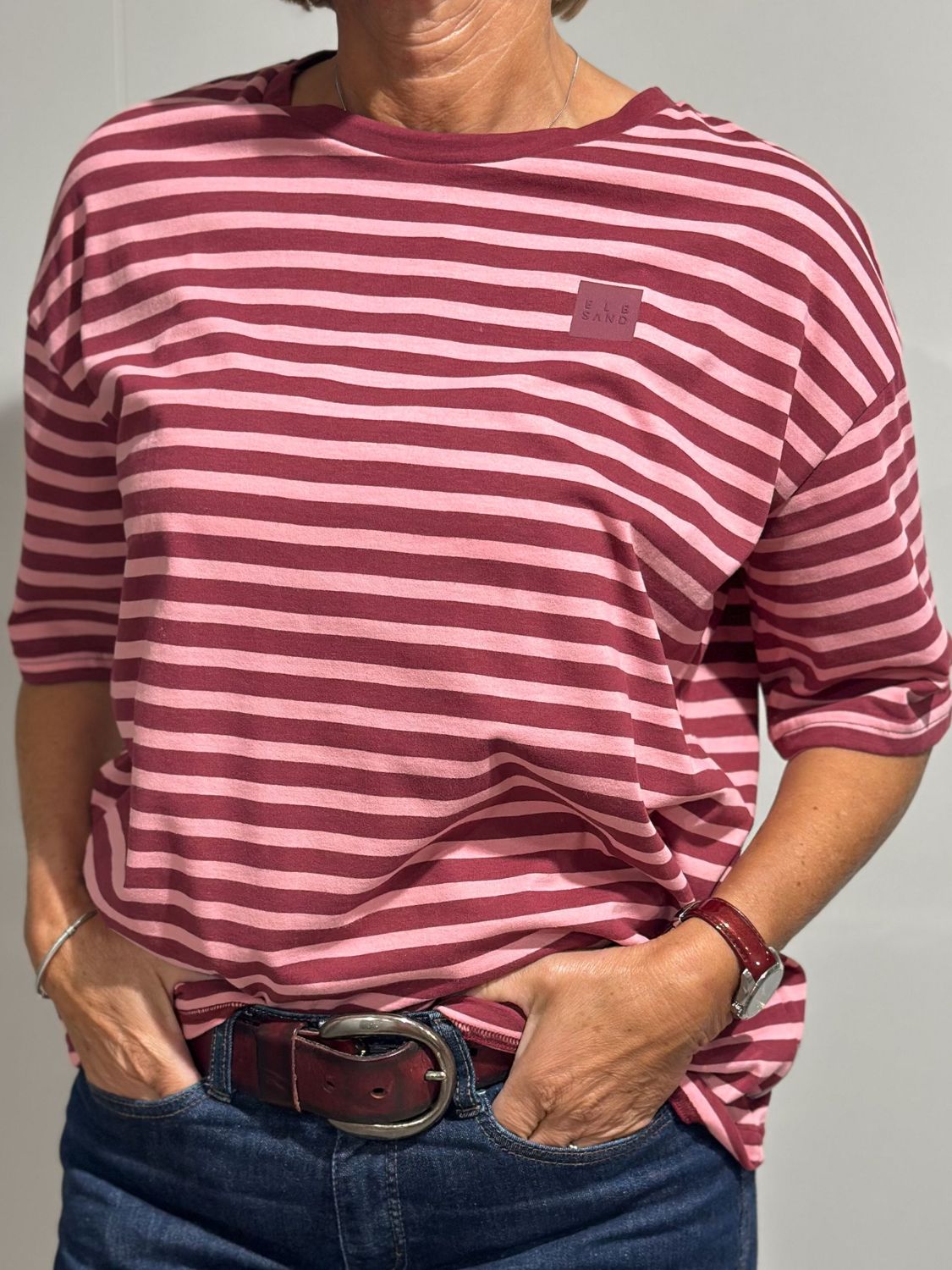 T-shirt - Kia - Ruby/Shell Pink - Elbsand